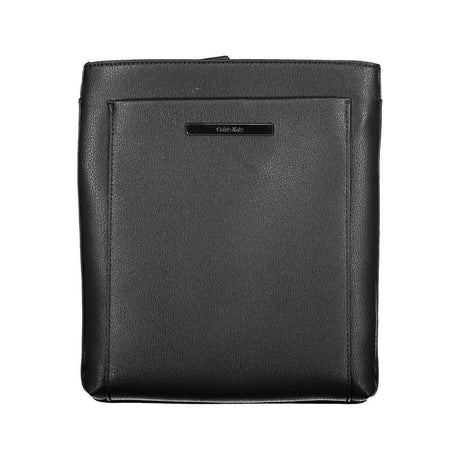Calvin Klein Elegant Black Shoulder Bag with Contrasting Details - Hilstor
