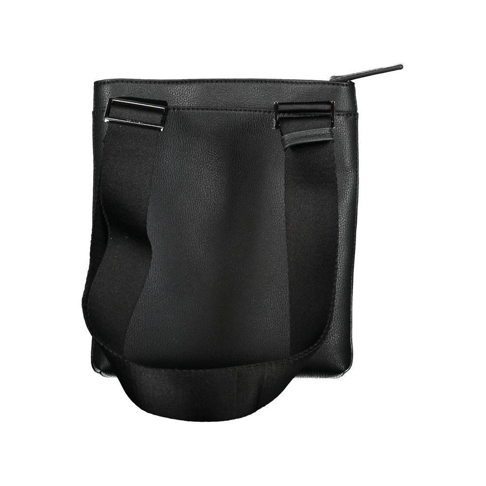 Calvin Klein Elegant Black Shoulder Bag with Contrasting Details - Hilstor