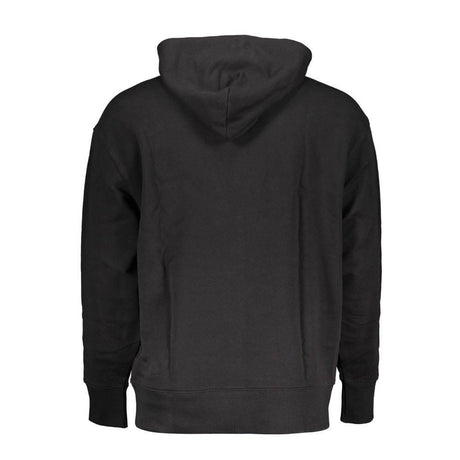 Tommy Hilfiger Black Cotton Men Sweater Hoodie - Hilstor