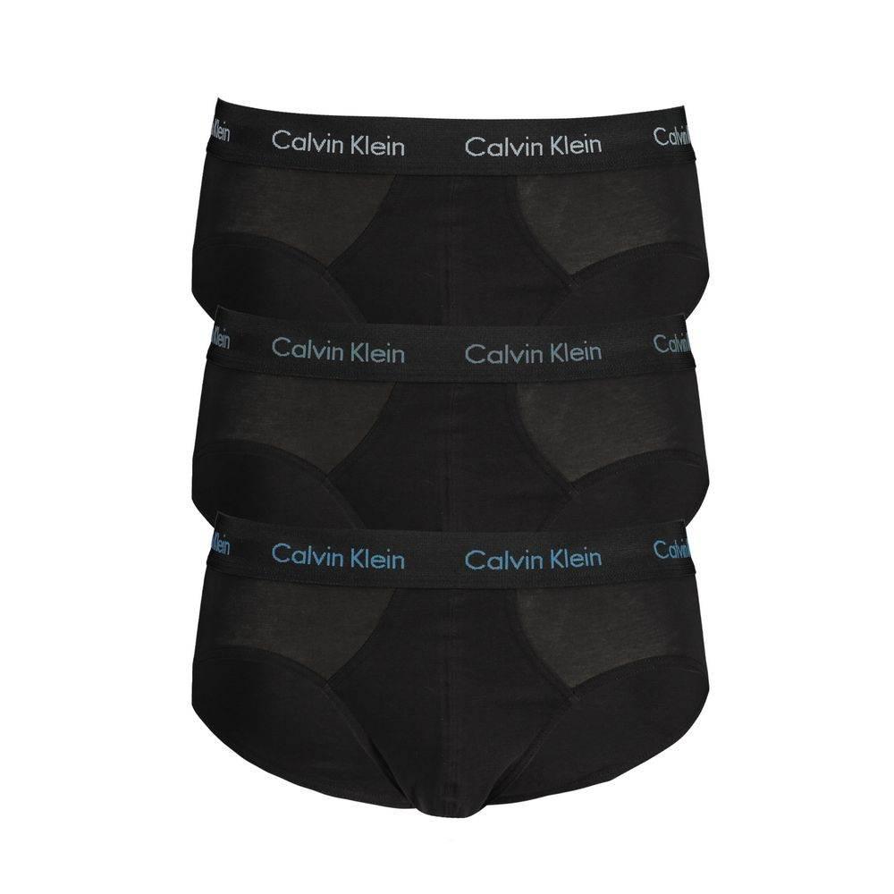 Calvin Klein Black Cotton Underwear - Hilstor
