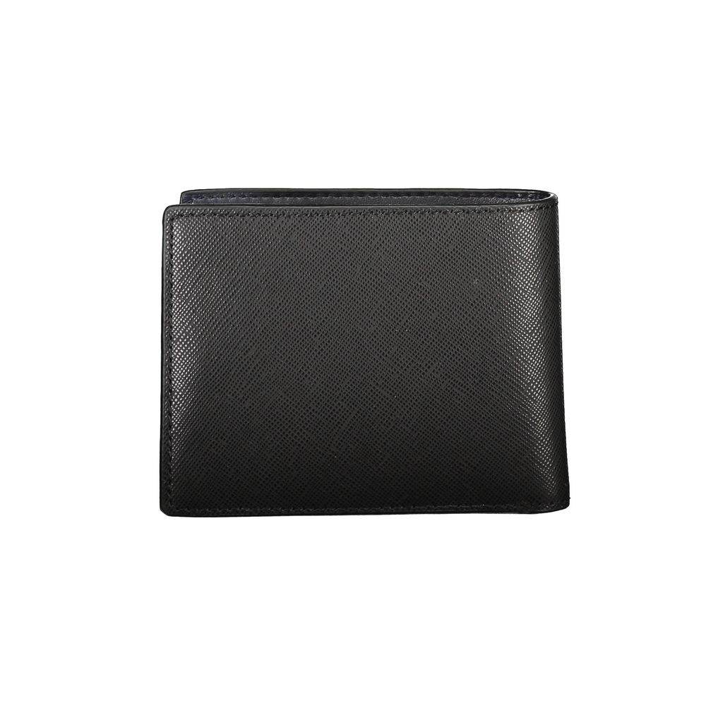Tommy Hilfiger Black Leather Wallet - Hilstor