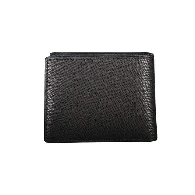 Tommy Hilfiger Black Leather Wallet - Hilstor