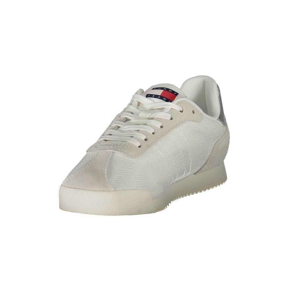 Tommy Hilfiger White Polyester Women Sneaker - Hilstor