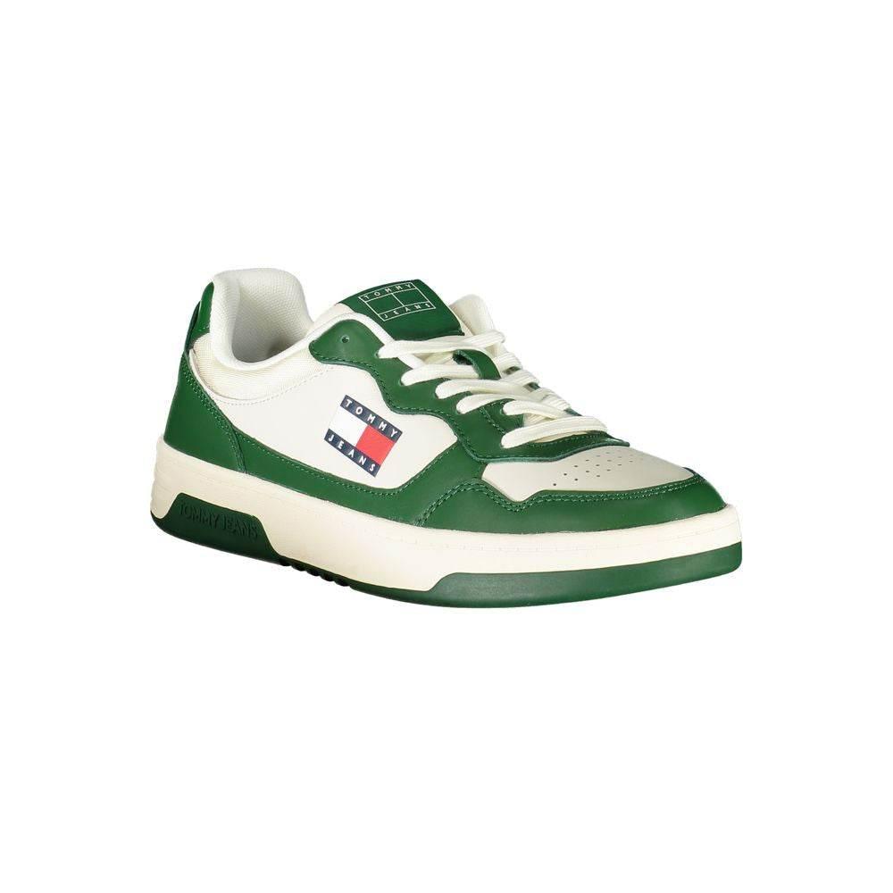 Tommy Hilfiger White Leather Men Sneaker - Hilstor