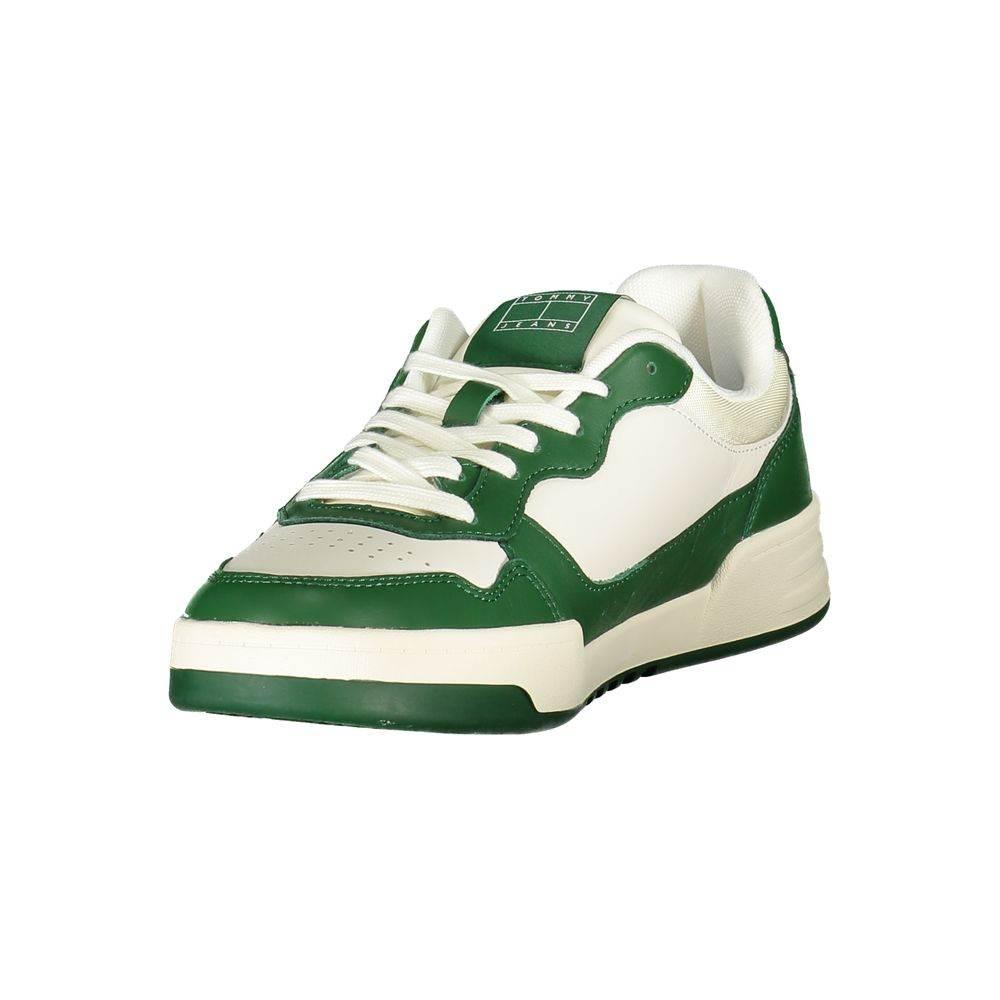 Tommy Hilfiger White Leather Men Sneaker - Hilstor
