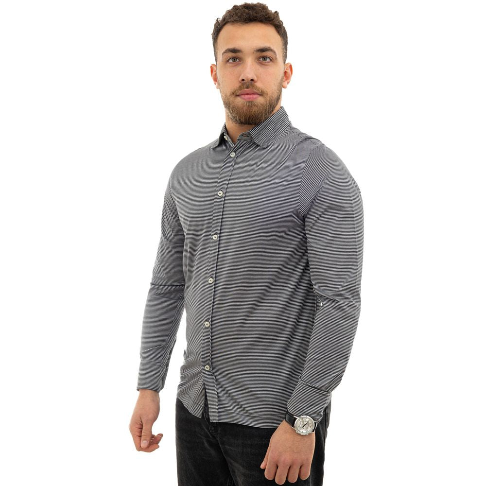 Canali Bicolor Cotton Clothing