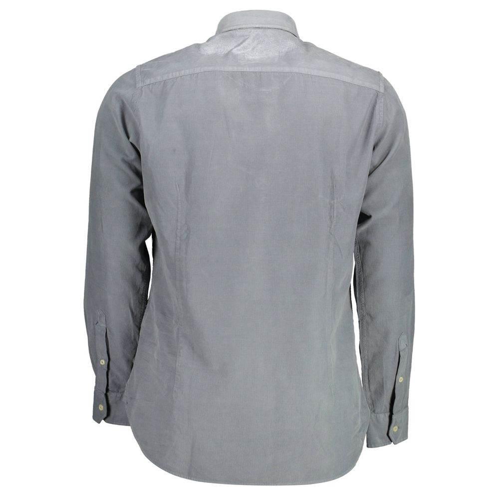 U.S. POLO ASSN. Blue Cotton Men Shirt - Hilstor