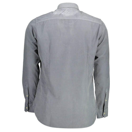 U.S. POLO ASSN. Blue Cotton Men Shirt - Hilstor