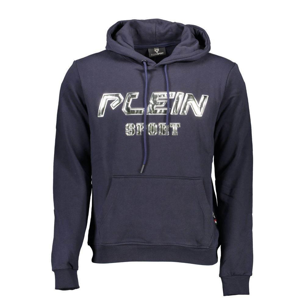 Plein Sport Blue Cotton Men Sweater - Hilstor