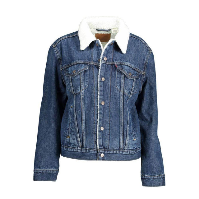 Levi's Blue Cotton Women Jacket - Hilstor