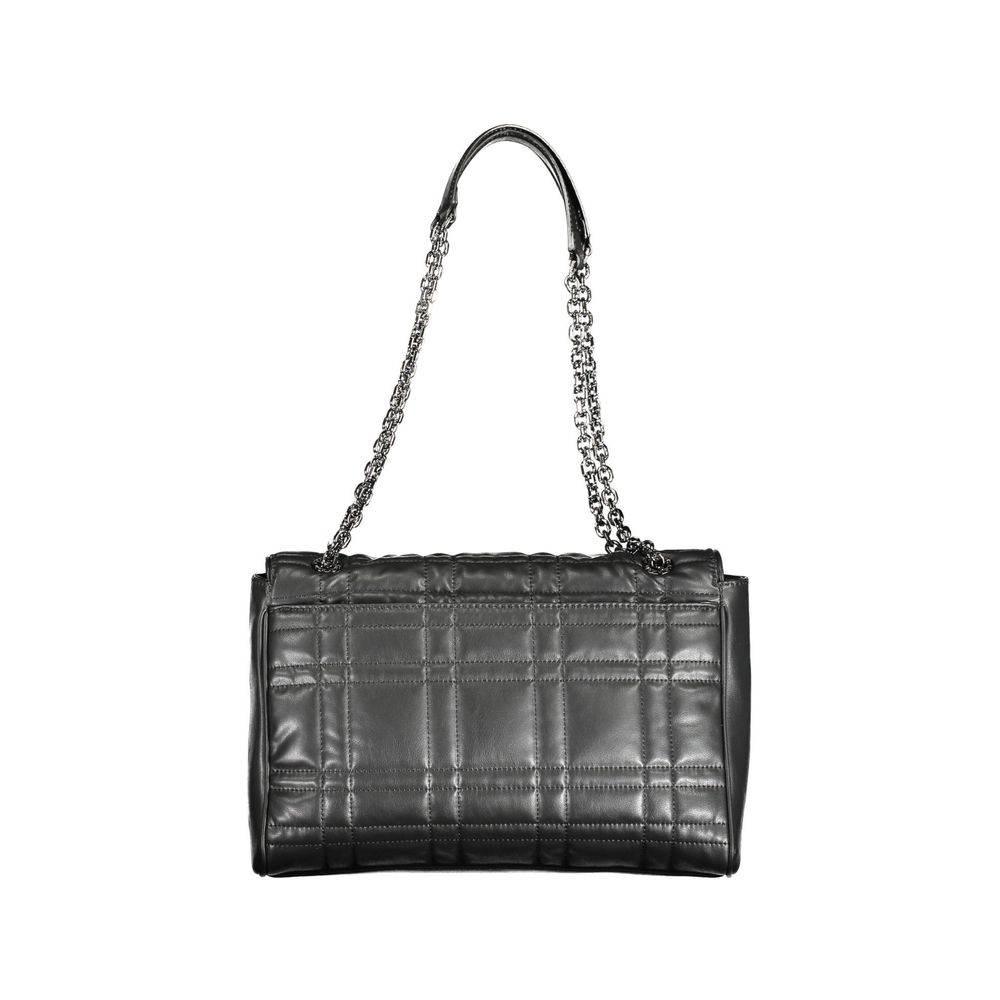 Calvin Klein Black Polyester Women Handbag - Hilstor