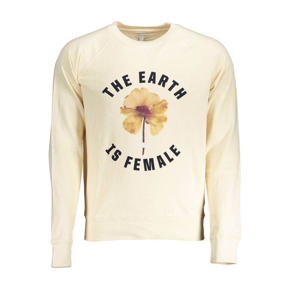 Gant Beige Cotton Men Sweater - Hilstor