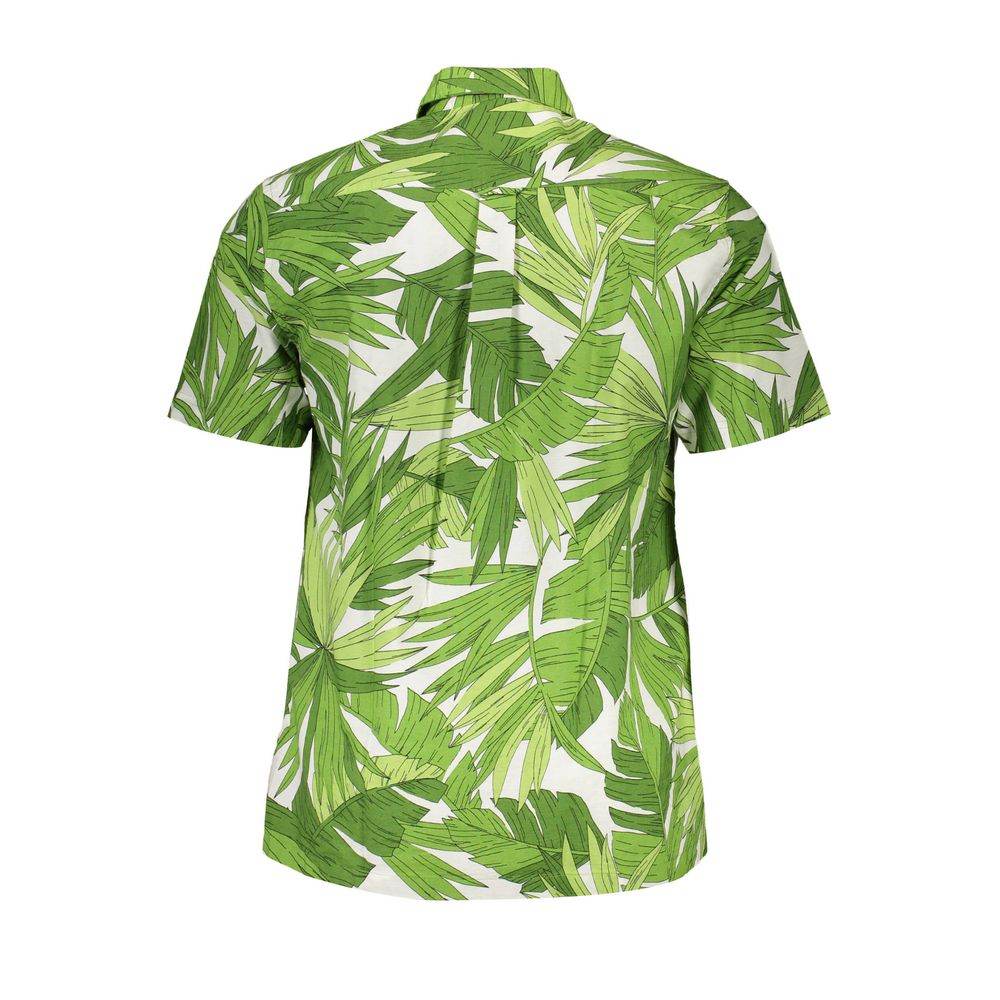 Gant Green Cotton Men Shirt - Hilstor