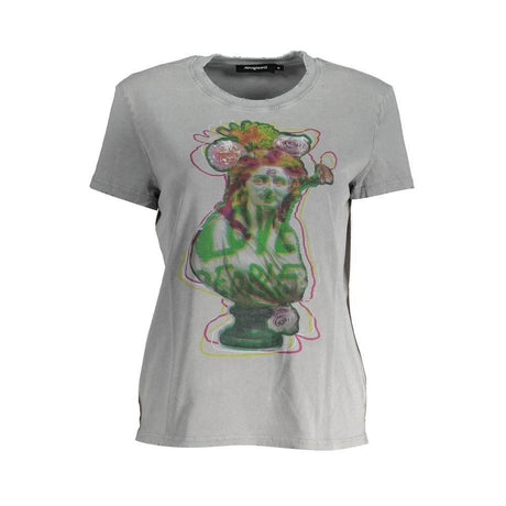 Desigual Brown Cotton Women Top - Hilstor