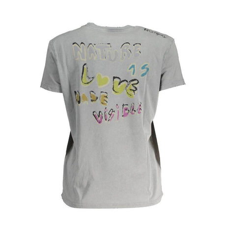 Desigual Brown Cotton Women Top - Hilstor