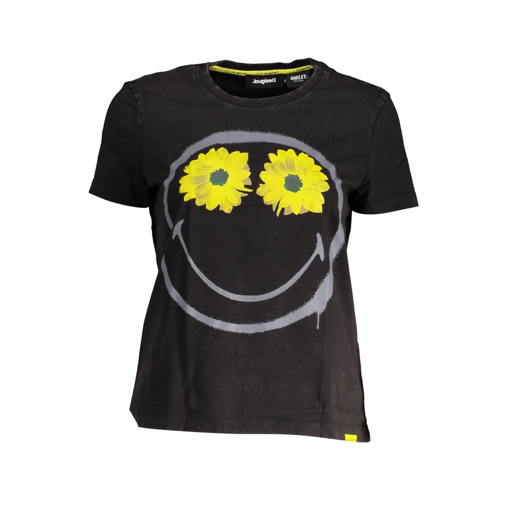 Desigual Black Cotton Women Top