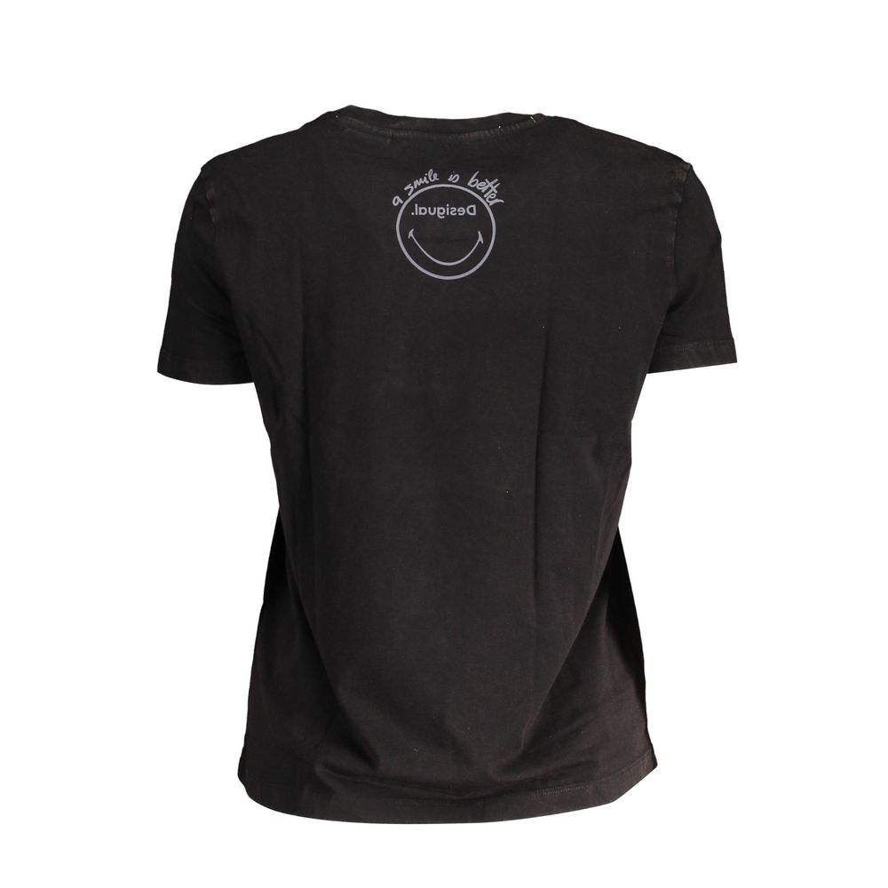 Desigual Black Cotton Women Top