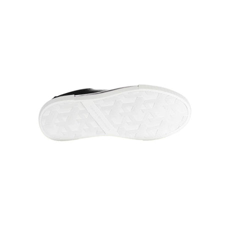 Tommy Hilfiger Black Leather Women Sneaker