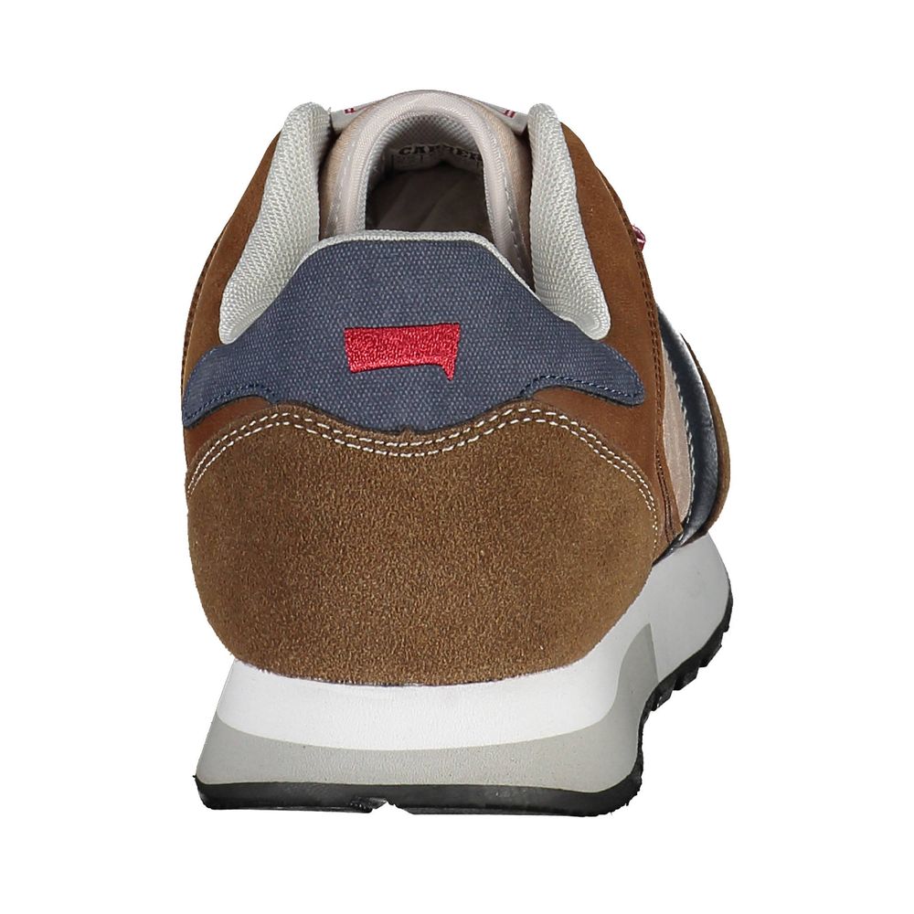 Carrera Brown Eco Leather Men Sneaker