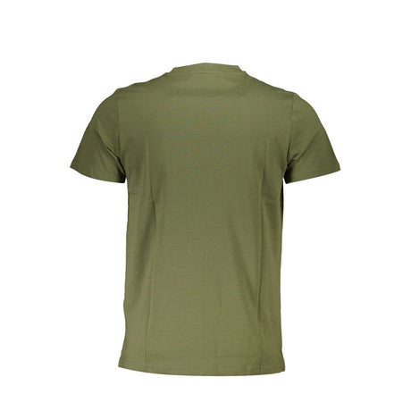 Cavalli Class Green Cotton Men T-Shirt