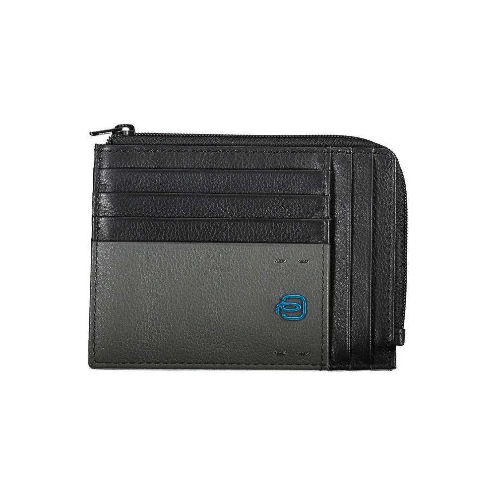 Piquadro Black Leather Men Wallet
