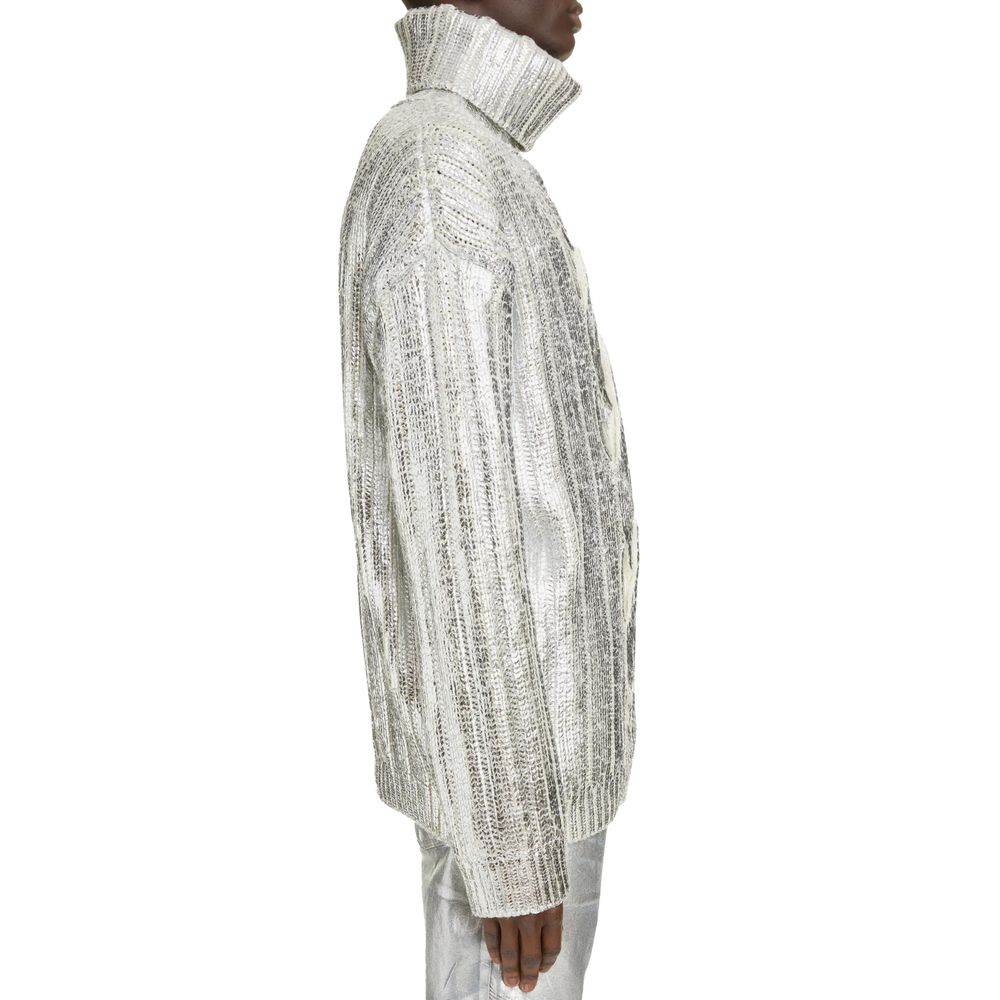 Balmain Brown Wool Men Turtleneck Sweater - Hilstor