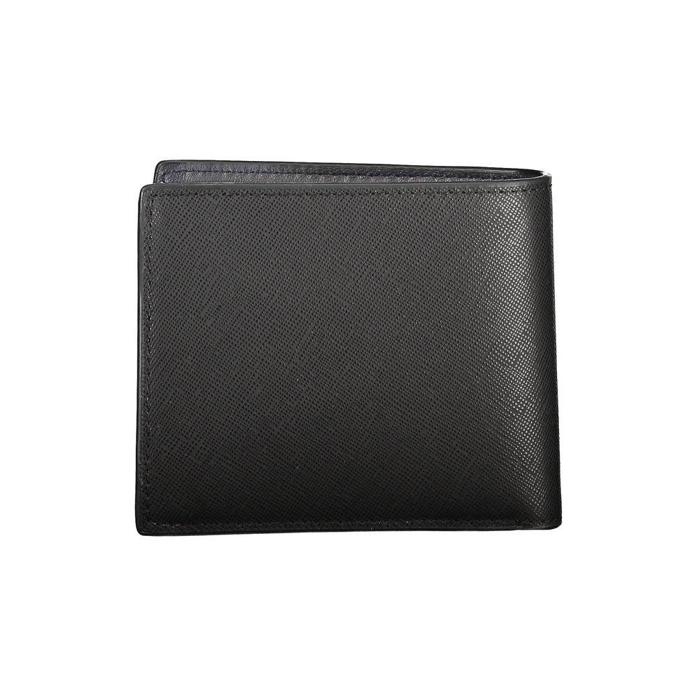 Tommy Hilfiger Black Leather Wallet - Hilstor