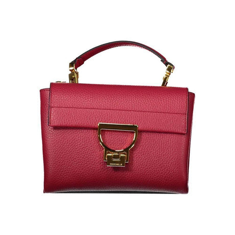 Coccinelle Red Leather Women Handbag - Hilstor