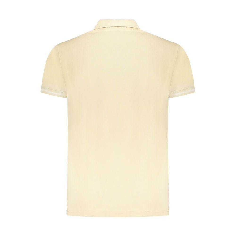 Cavalli Class Beige Cotton Men Polo Shirt - Hilstor