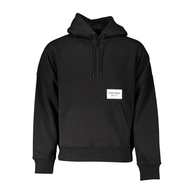 Calvin Klein Black Cotton Men Sweater - Hilstor