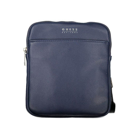 Guess Jeans Sleek Blue Shoulder Bag with Ample Storage - Hilstor