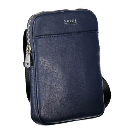 Guess Jeans Sleek Blue Shoulder Bag with Ample Storage - Hilstor