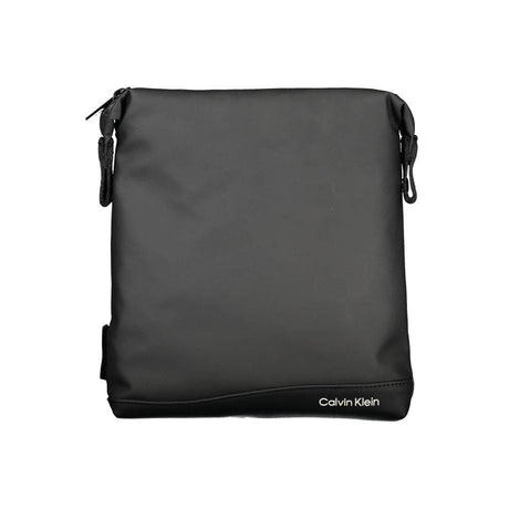 Calvin Klein Elegant Black Shoulder Bag with Contrast Details - Hilstor