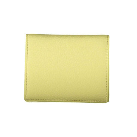 Coccinelle Yellow Leather Wallet - Hilstor