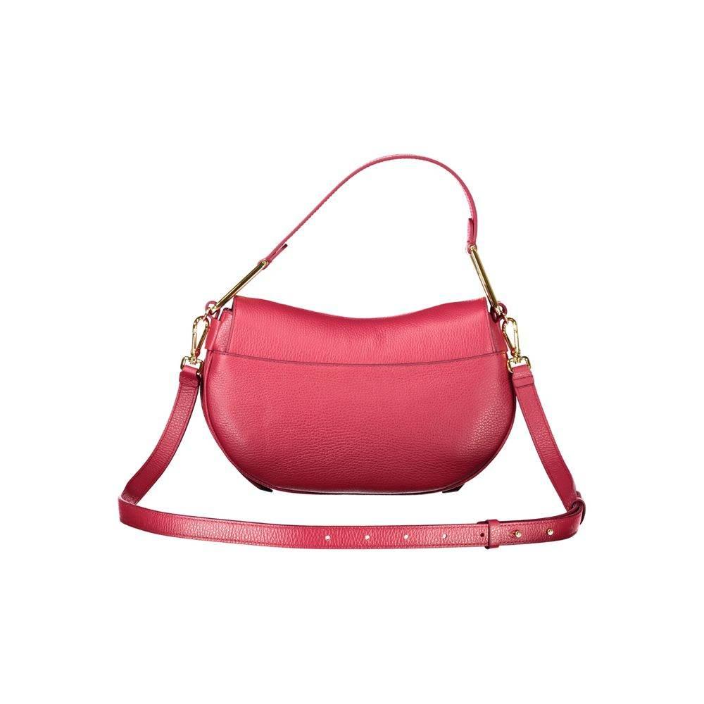 Coccinelle Red Leather Women Handbag - Hilstor