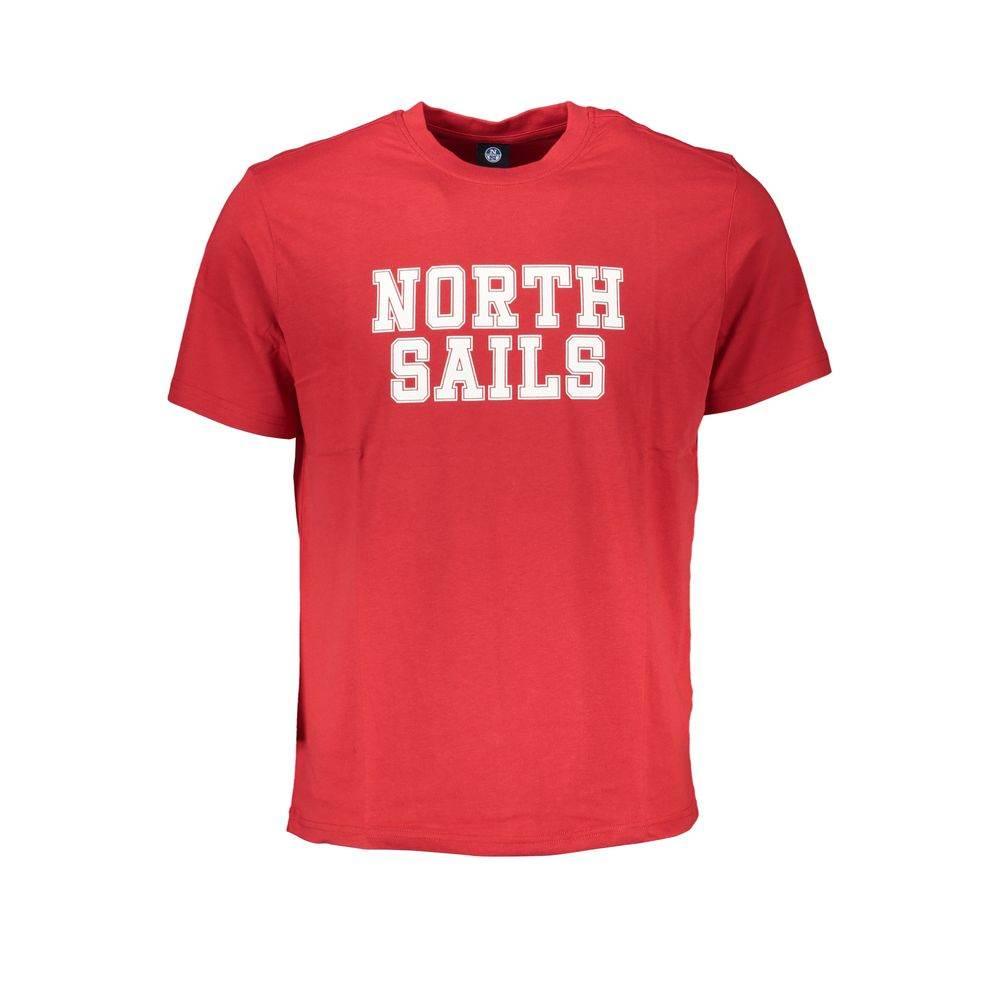 North Sails Red Cotton T-Shirt - Hilstor