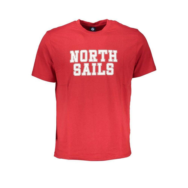 North Sails Red Cotton T-Shirt - Hilstor