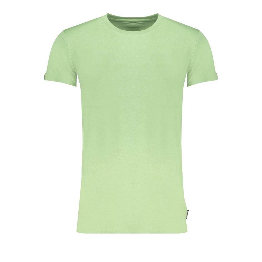 Gaudi Green Cotton T-Shirt - Hilstor