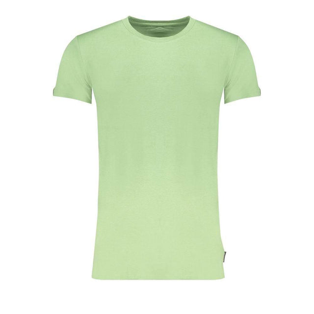 Gaudi Green Cotton T-Shirt - Hilstor