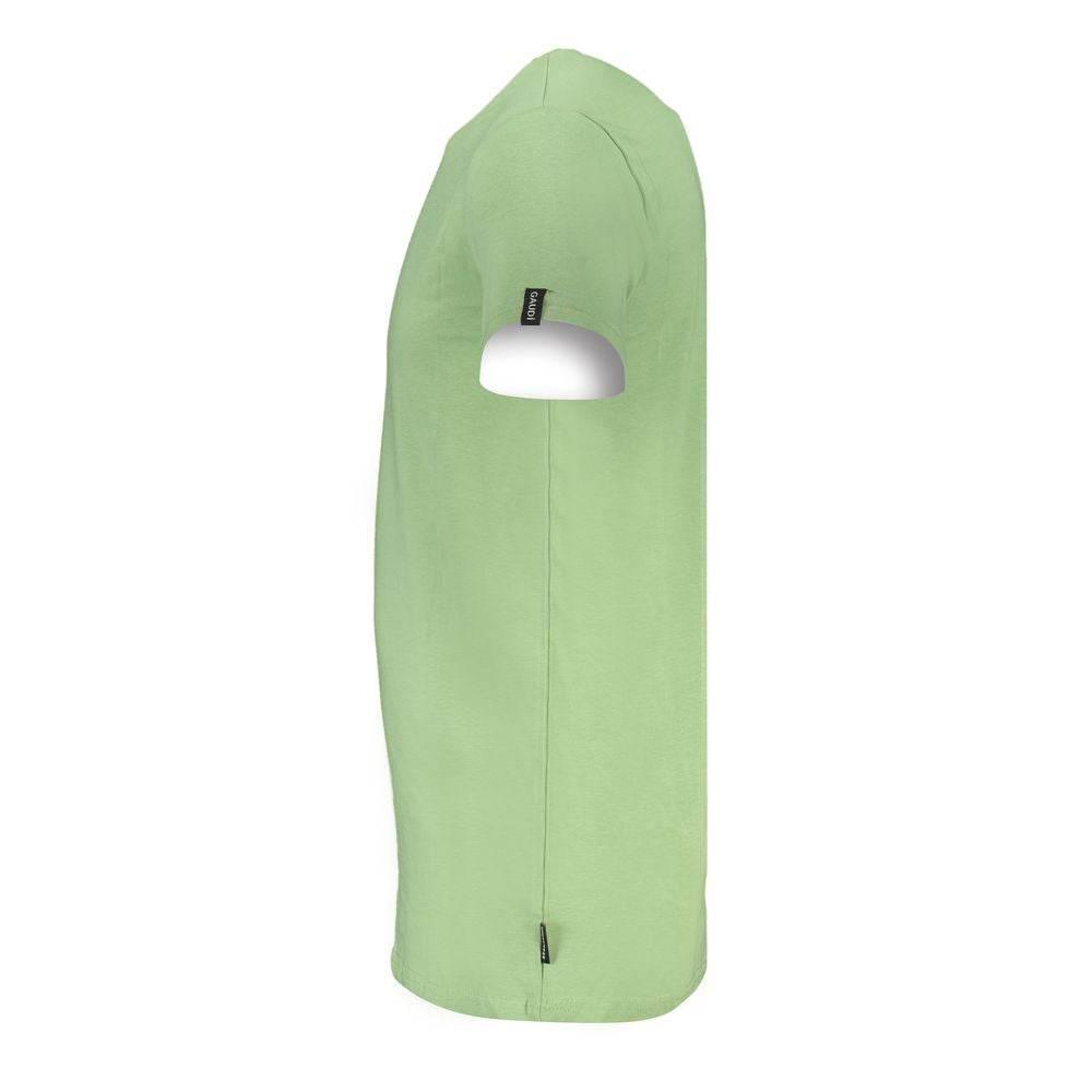 Gaudi Green Cotton T-Shirt - Hilstor