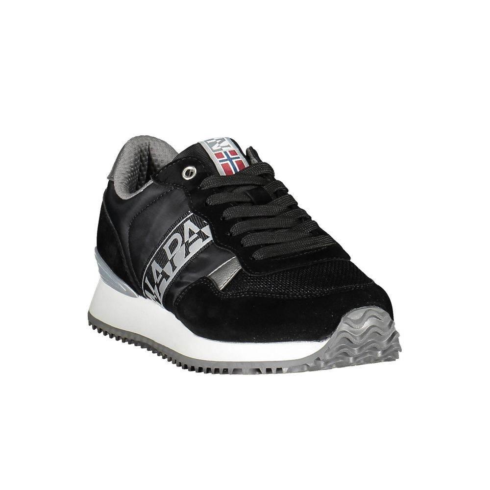 Napapijri Black Polyester Women Sneaker - Hilstor