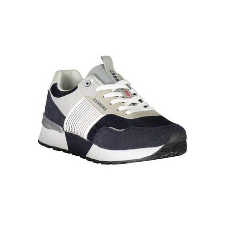 Carrera Blue Polyester Sneaker - Hilstor