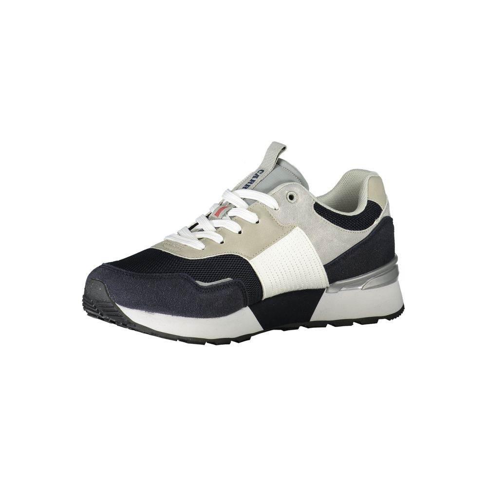 Carrera Blue Polyester Sneaker - Hilstor
