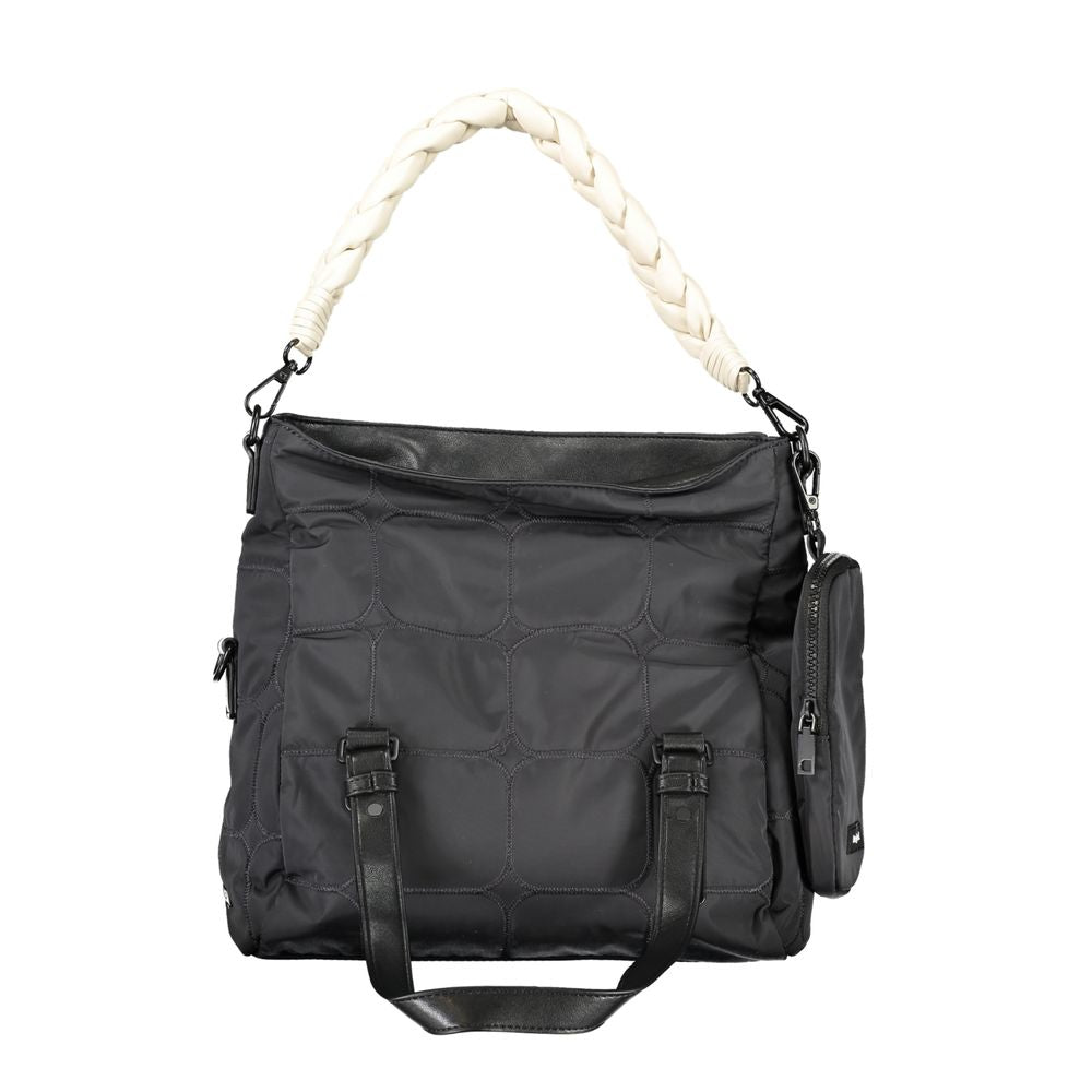 Desigual sort polyester håndtaske
