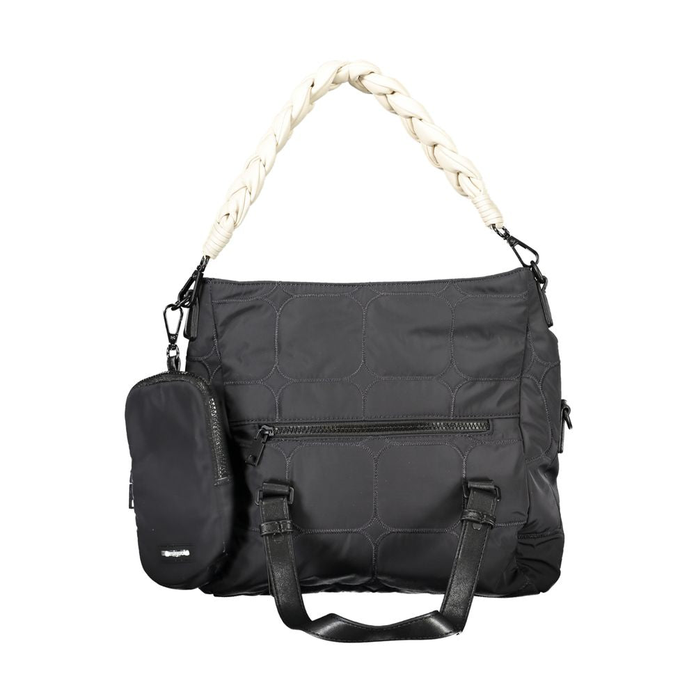 Desigual sort polyester håndtaske