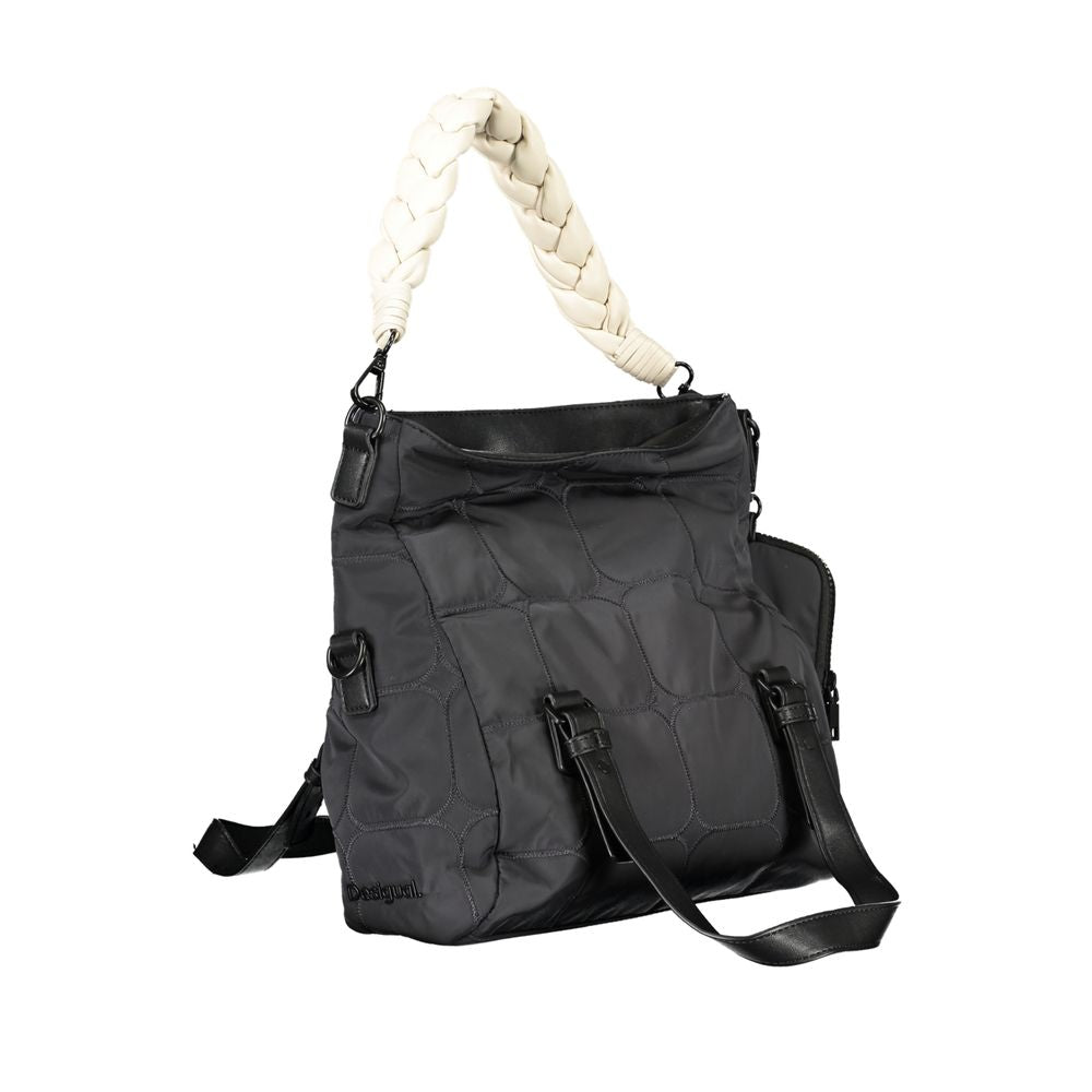 Desigual sort polyester håndtaske