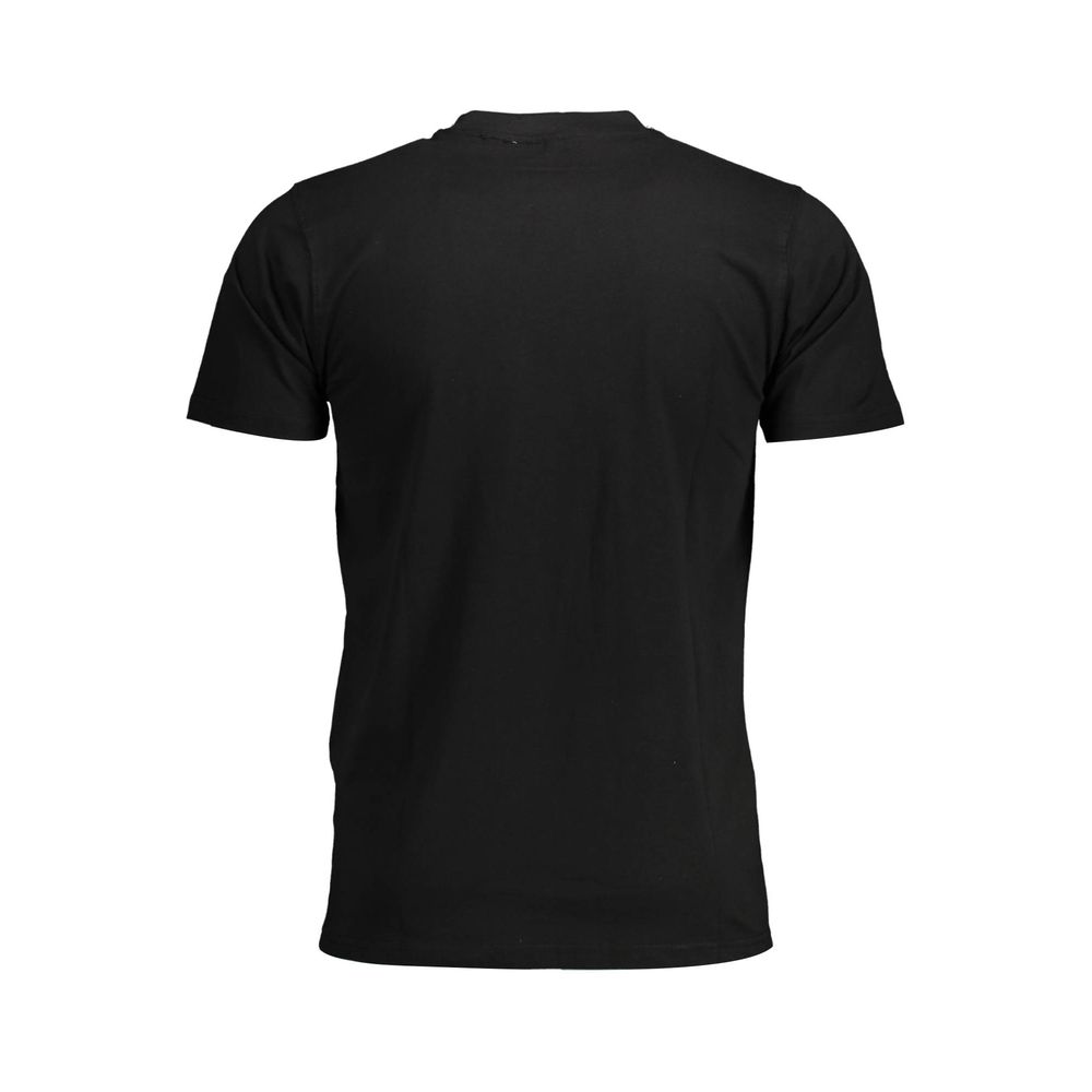 Sergio Tacchini Black Cotton Men T-Shirt
