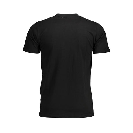 Sergio Tacchini Black Cotton Men T-Shirt