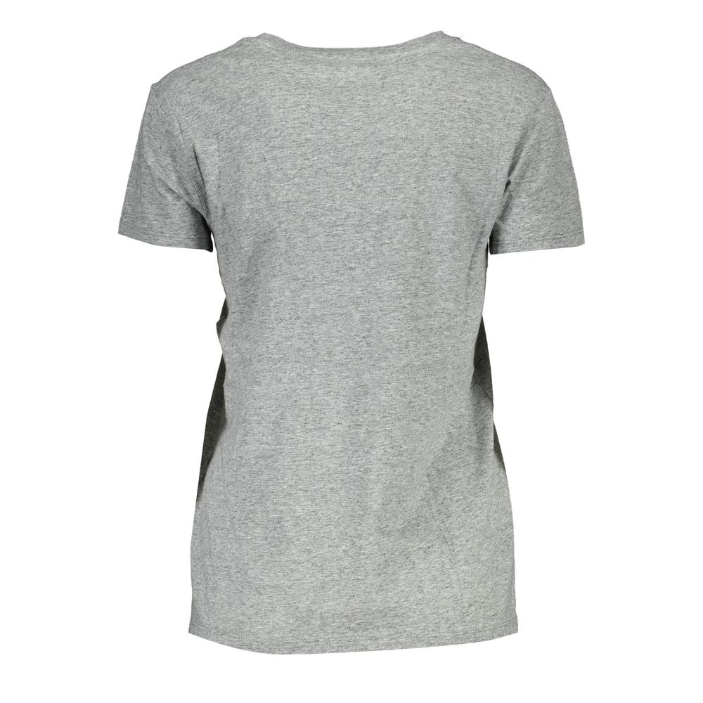 Levi's grå bomuld T-shirt til kvinder