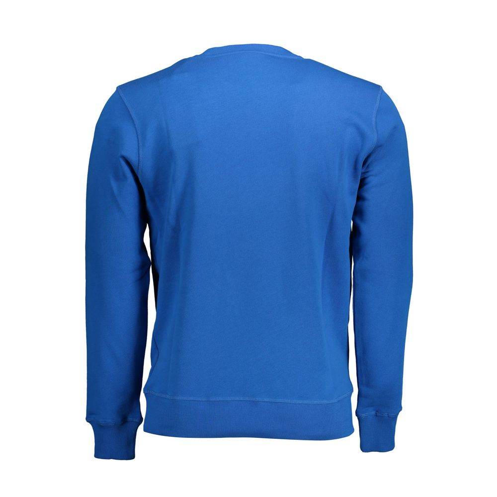 North Sails Blue Cotton Men Sweater - Hilstor
